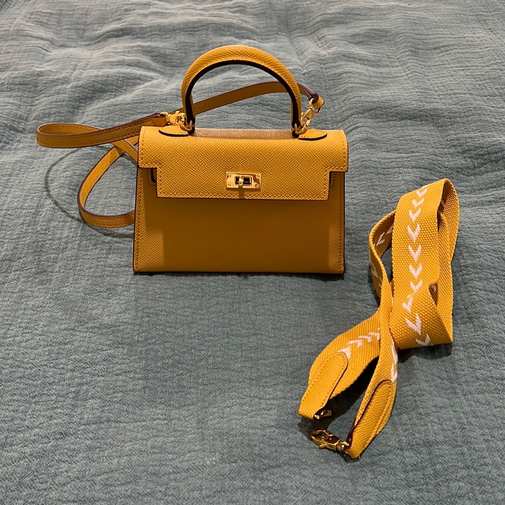 Yellow Lily and Bean Hettie mini bag